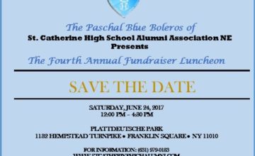 Paschal Blue Boleros 4th Annual Fundraising Luncheon- June 24, 2017